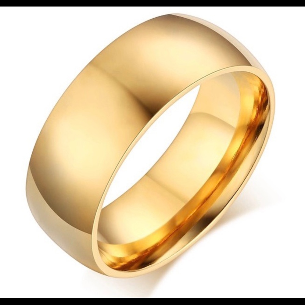 Single Band Stainless Steel Ring